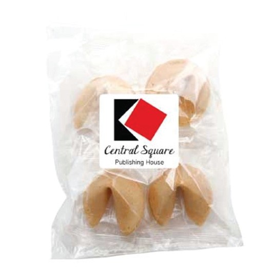Promotional Fortune Cookies with sticker